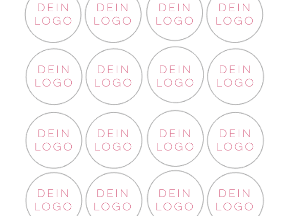 Vorlage_Etiketten_40mm_24st_Dein Logo
